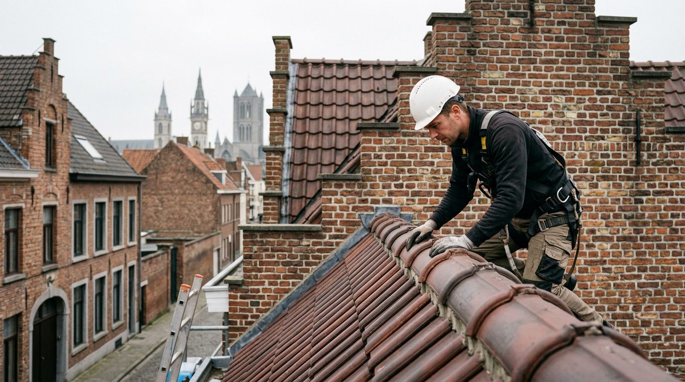 Dak controleren en schoonmaken