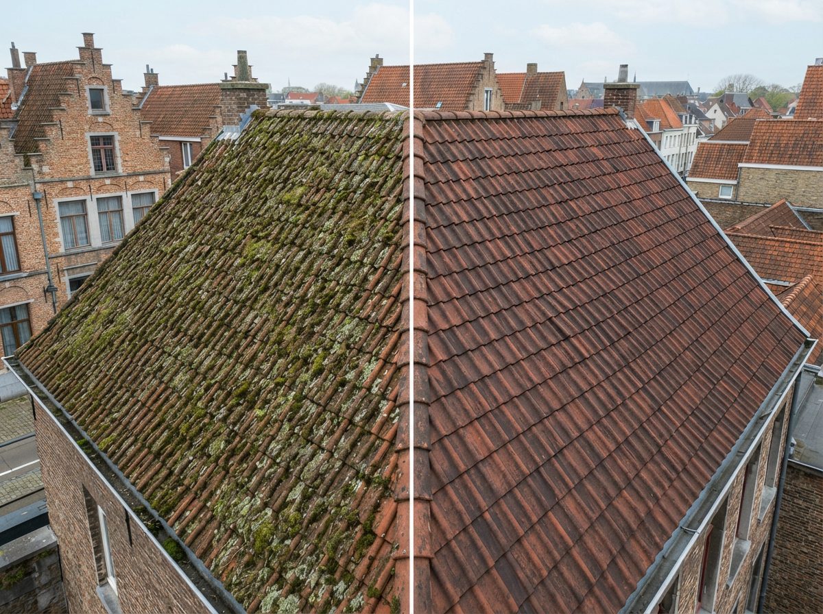 Dak ontmossen of dak reinigen wat is het verschil