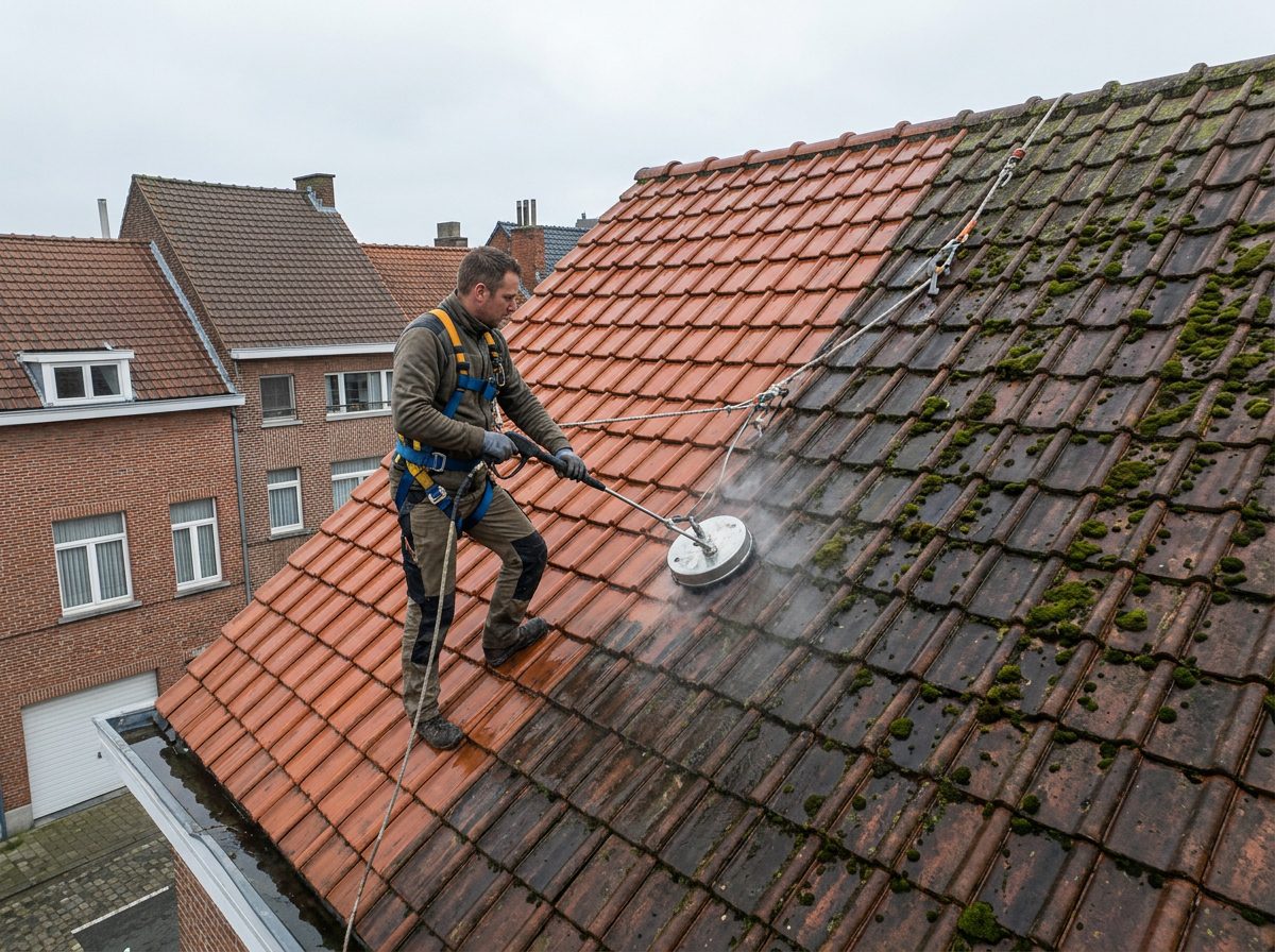 Dak reinigen in Gent