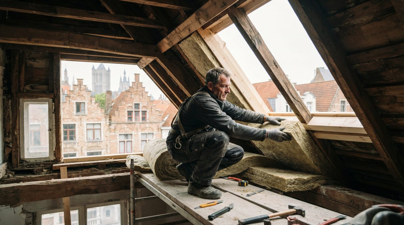 Dakisolatie aanbrengen