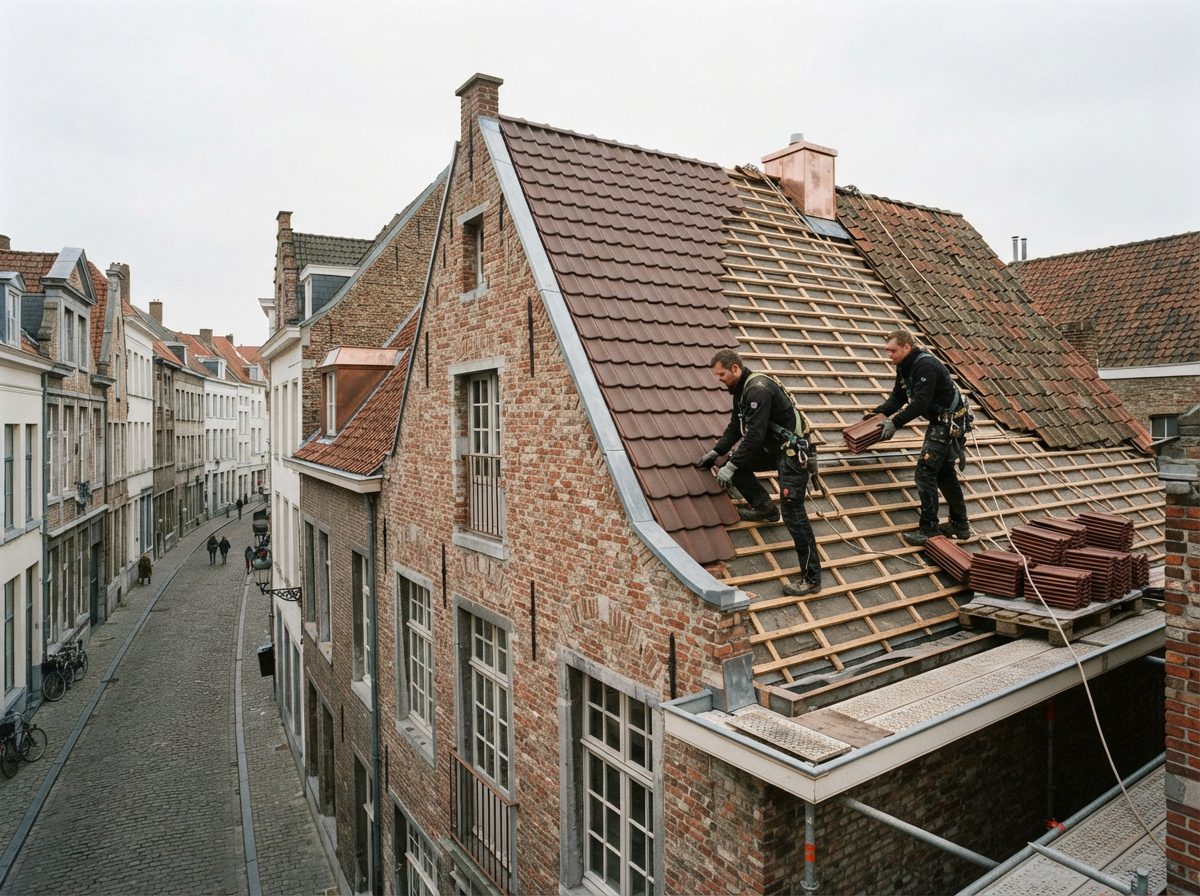 Dakrenovatie bij oudere woningen in Gent
