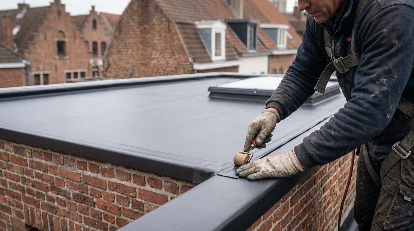 EPDM platte daken gent EPDM platte daken gent