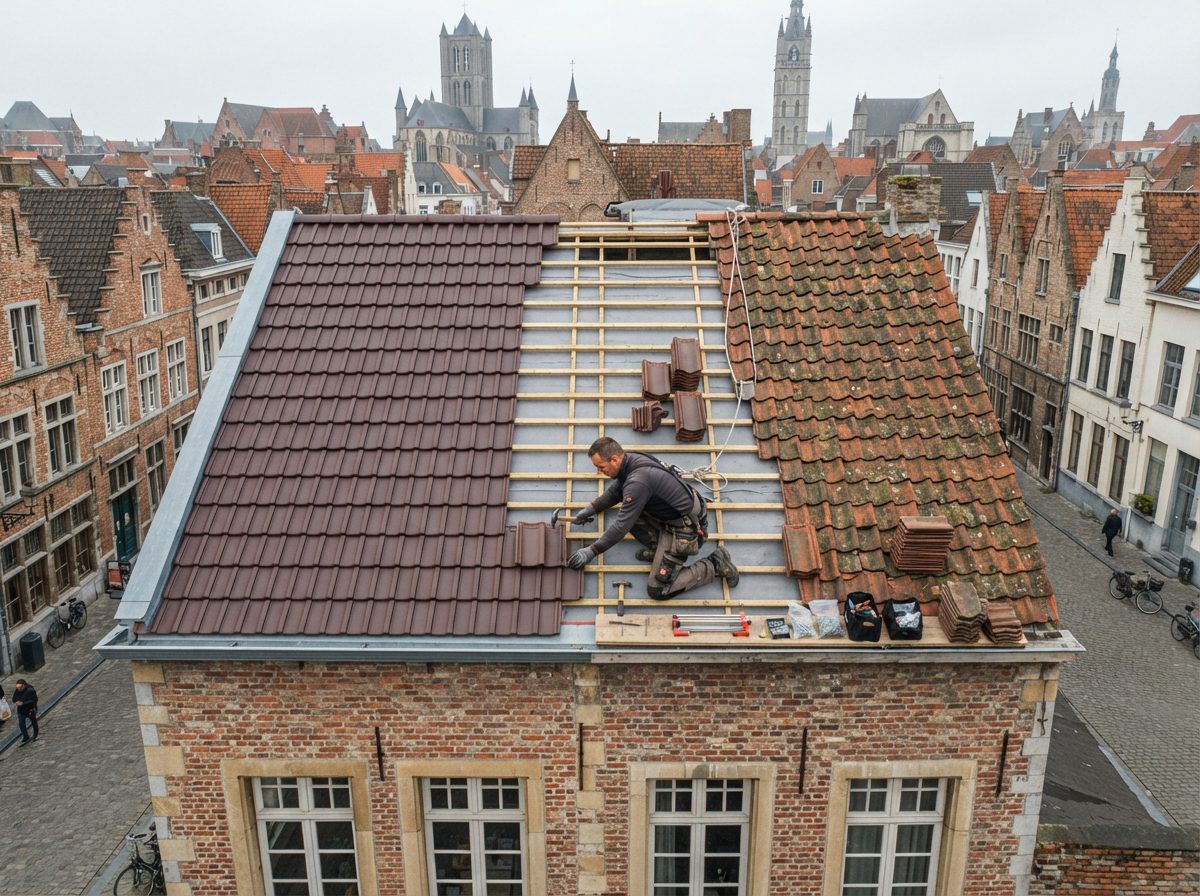 Gedeeltelijk of volledig hellend dak vernieuwen