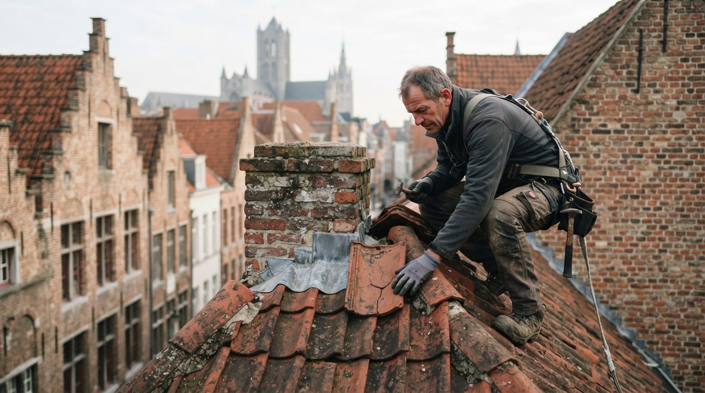 Inspectie van het bestaande dak