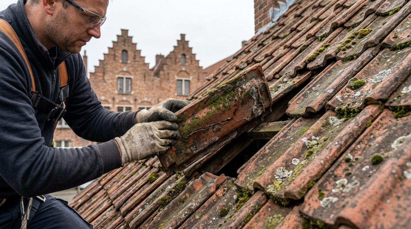 Inspectie van het dak