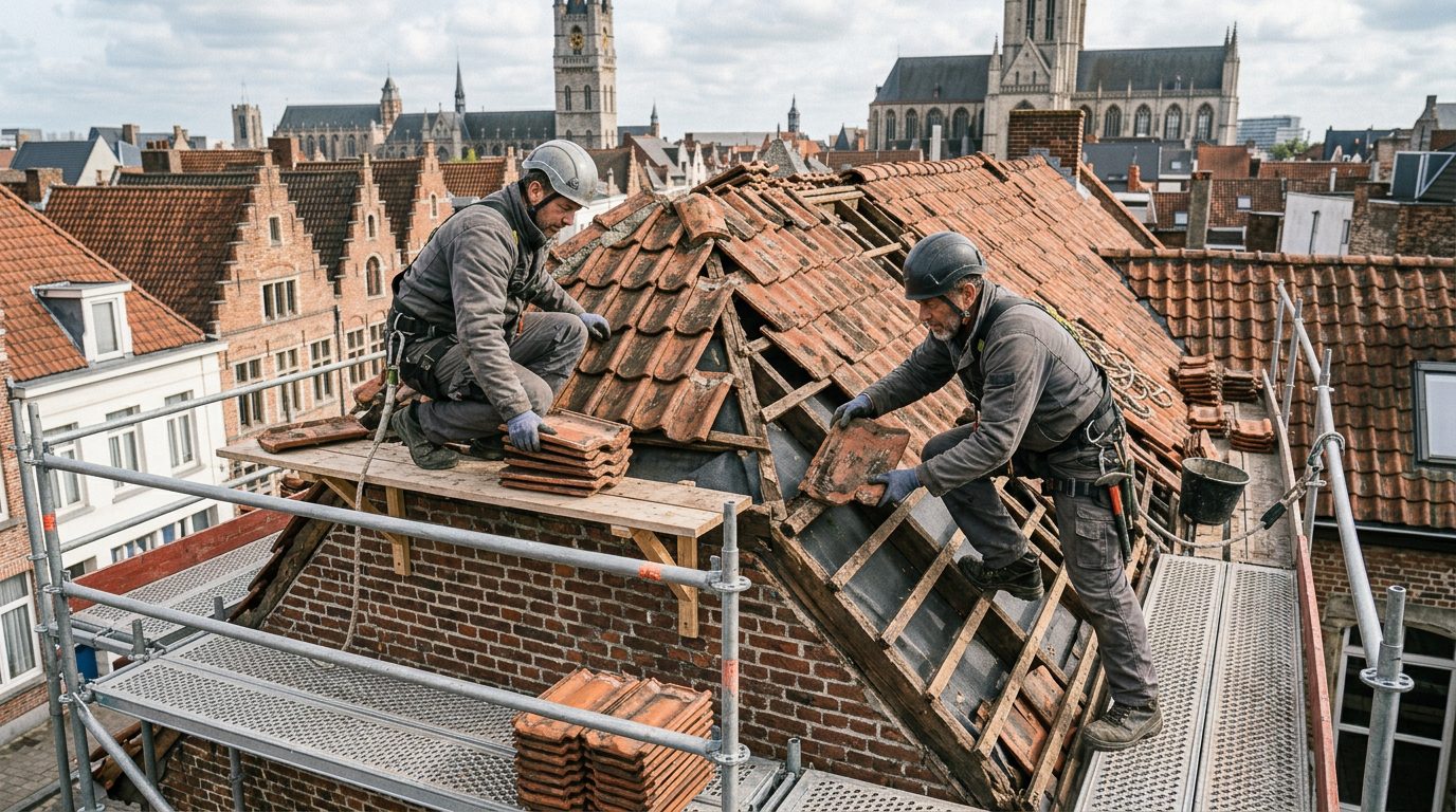 Oude dakbedekking verwijderen 1