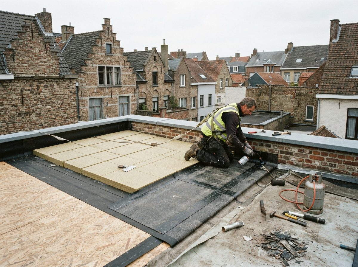 Plat dak renoveren en isoleren v