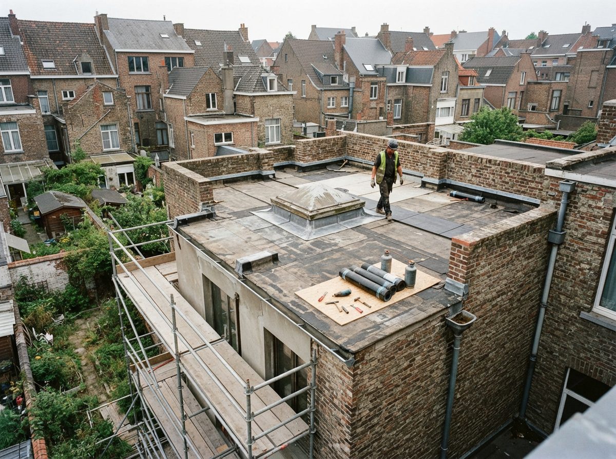 Wat kost een plat dak renoveren in Gent