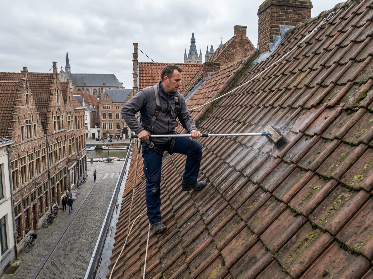 Zelf uw dak reinigen of een vakman inschakelen
